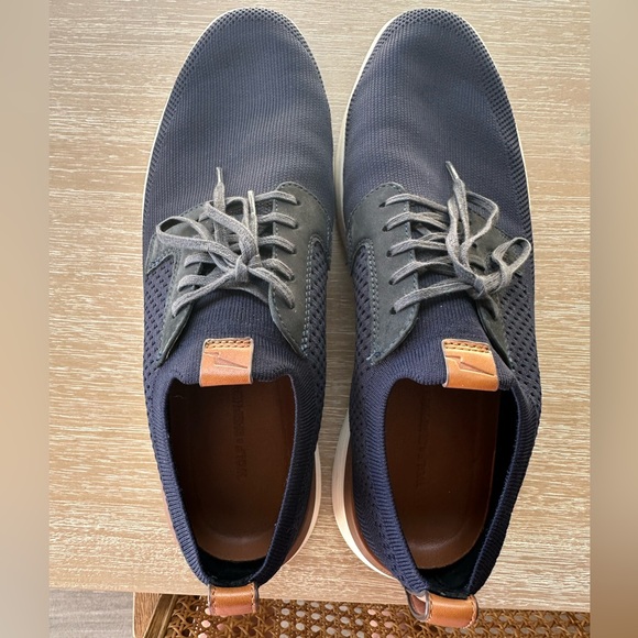 Men's Navy Wolf & Shepherd Swiftknit Derby Sneakers Size 11 - Picture 1 of 12